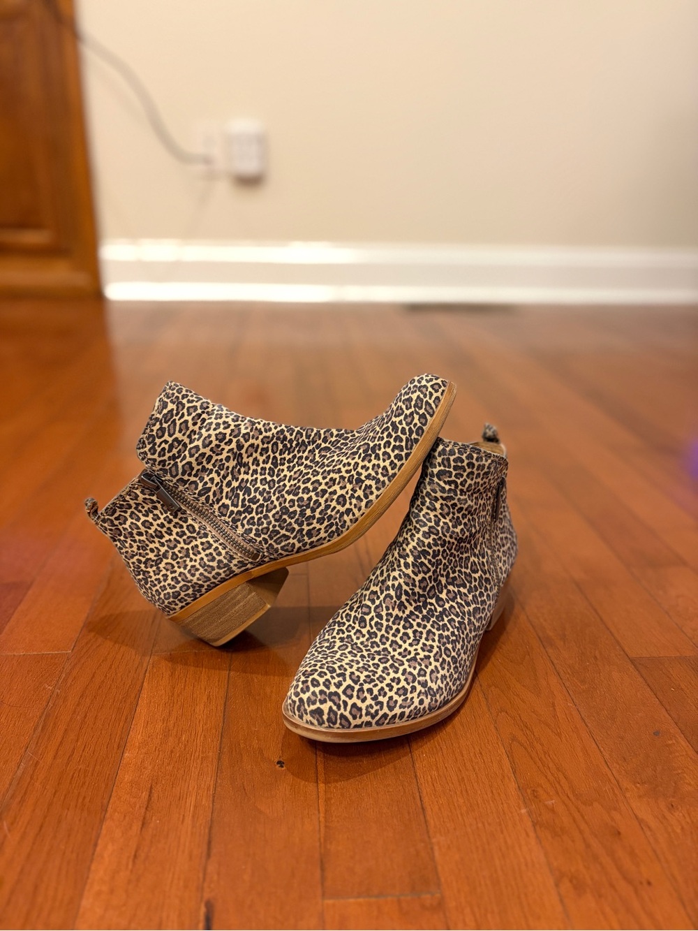 Lucky Brand | Leopard Print Ankle Booties - Tan & Black